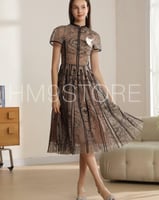 فستان اورقنزا مع دانتيل