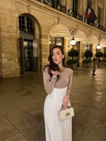 فستان بويس بكسرات