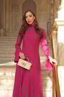 فستان فوشيا