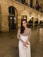 فستان بويس بكسرات