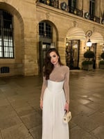 فستان بويس بكسرات