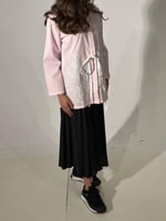 قميص قطن هندي وردي