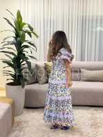 فستان رافلز صيفي