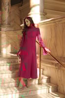 فستان فوشيا