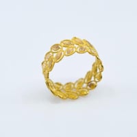 خاتم دبلة مرامي غصن الزيتون بصفين مصنع بابداع يتجا...