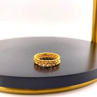 مرامي مبرومة عريضه ذهب صافي عيار 21