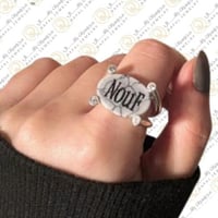 خاتم ملكي - زركون فضه عيار 925 للنساء - لعلو يتحدث...