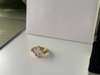 خاتم فان كليف أبيض وجهين