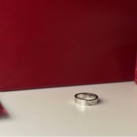 خاتم كارتير فضي فص