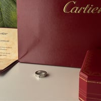خاتم كارتير فضي فص