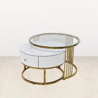 طقم طاولة خدمية قطعتين :601