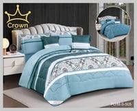 طقم مفرش وجهين نفرين 6 قطع