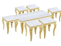 طقم طاولات رخام ملكي 6x1