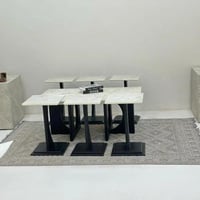 طقم طاولات قهوة خشب 7قطع