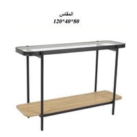 مدخل خشب زجاج : SHML-C256