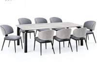 طقم طاوله طعام8كرسي