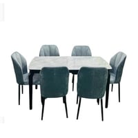 طاولة طعام أنيقة + 6 كرسي