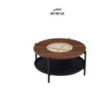 طاوله مفرد خشب مقاس 90