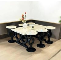 طقم طاولات قهوة خشب 7قطع