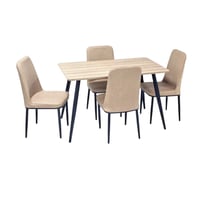 طاوله طعام 4كرسي خشب 75x70x120