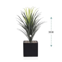 شجر صبار وسط مركن فيبر مربع ارتفاع 105 سم : 1019-5...