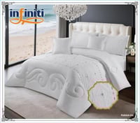 طقم مفرش نفر ين سادة 6قطع