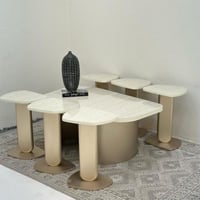 طقم طاولات قهوة خشب 7قطع