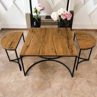 طقم طاولات خشب