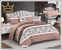 طقم مفرش وجهين نفرين 6 قطع