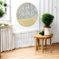 مرايا راتان دائرية بقطر 100 سم :QARA_HO