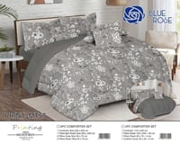 طقم مفرش سادة وجهين نفرين 6 قطع :GROUP1