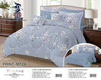 طقم مفرش سادة وجهين نفرين 8 قطع :GROUP5