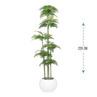 شجر نخل 6 فرع حوض فيبر 220سم : 575-528-3