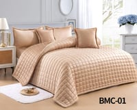 مفرش نفرين مخمل مع فرو