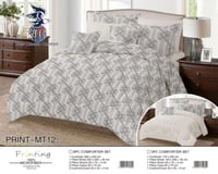 طقم مفرش سادة وجهين نفرين 8 قطع :GROUP5