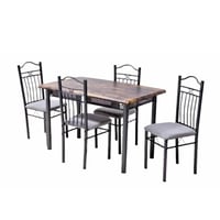 طاولة طعام خشب 4 أشخاص: BYT-ATHM4