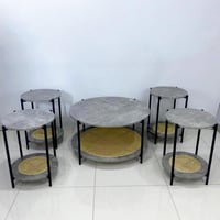 طقم طاولات كنب 1+4