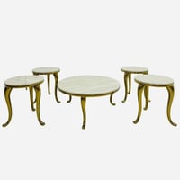 طقم طاولات قهوة من 5 قطع