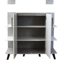 ركن قهوة خشبي للمنزل 3 ادراج وارفف خشب ماليزي لون...