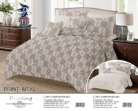 طقم مفرش سادة وجهين نفرين 8 قطع :GROUP5