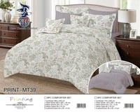 طقم مفرش سادة وجهين نفرين 8 قطع :GROUP5