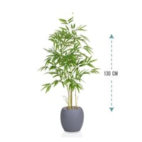 شجر بامبو حوض فيبر بيضاوي ارتفاع 130 سم : 460-542