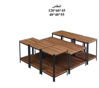 طقم طاولات خشب 6x`1