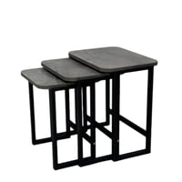 طقم طاولات قهوة ثلاثية القطع