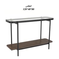 مدخل خشب زجاج : SHML-C256