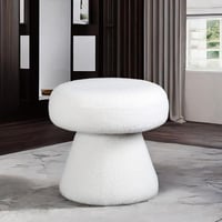 كرسي مفرد قماش ابيض