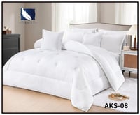 مفرش نفرين مخمل مع فرو 8 قطع