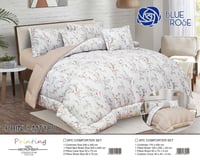 طقم مفرش سادة وجهين نفرين 6 قطع :GROUP3