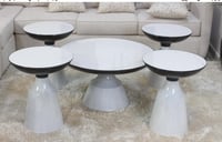 طقم طاولات سراميك 4X1