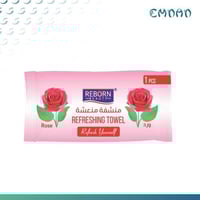 منشفة مبللة برائحة الورد المنعش من ريبورن بيوتي 25...